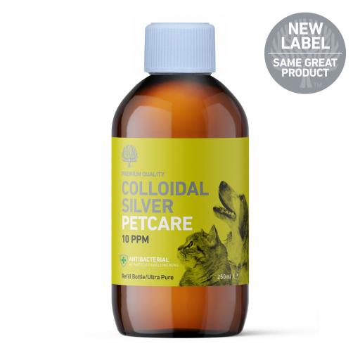 Colloidal Silver Petcare 10ppm Bottle – 250ml