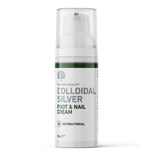 All Natural Colloidal Silver Antifungal Foot & Nail Cream – 50g