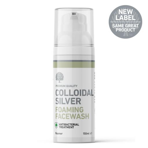 All Natural Colloidal Silver Foaming Facewash – 150ml