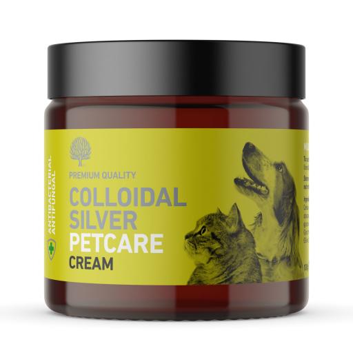 All Natural Colloidal Silver Petcare Cream With Moisturising Coconut Oil – 100g