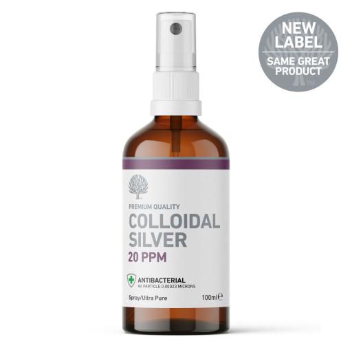 Colloidal Silver 20ppm Spray – 100ml