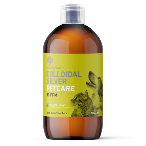 Colloidal Silver Petcare 10ppm Bottle – 500ml