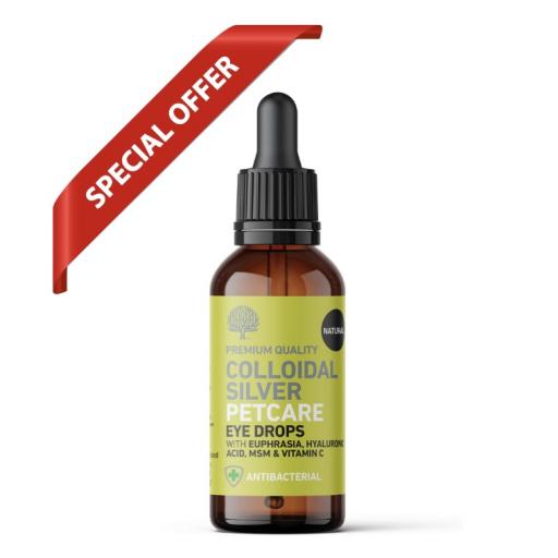 Brand NEW All Natural Colloidal Silver Eyedrops for Pets